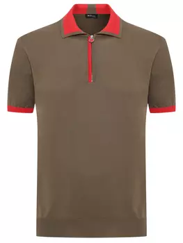 Поло хлопковое KITON