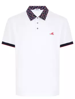 Поло хлопковое MOSCHINO