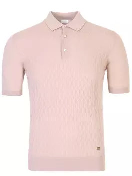 Поло хлопковое на пуговицах