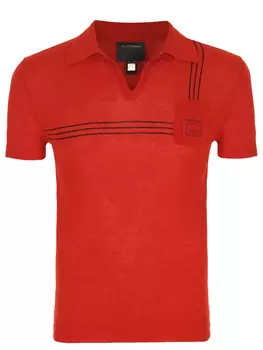 Поло хлопковое ROBERTO CAVALLI