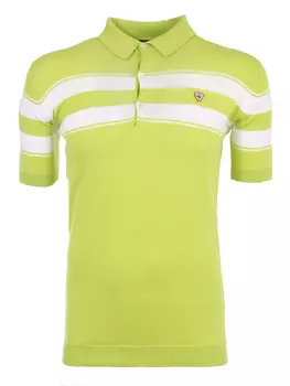 Поло хлопковое с принтом