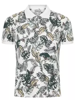 Поло хлопковое с принтом SUIT FACTORY