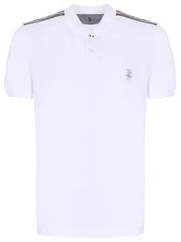 Поло хлопковое slim fit