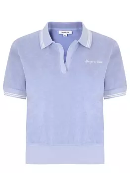 Поло хлопковое SPORTY & RICH