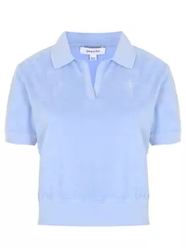 Поло хлопковое SPORTY & RICH