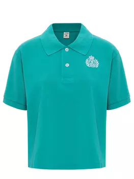 Поло хлопковое SPORTY & RICH