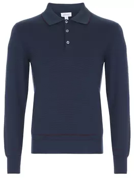 Поло хлопковое в полоску