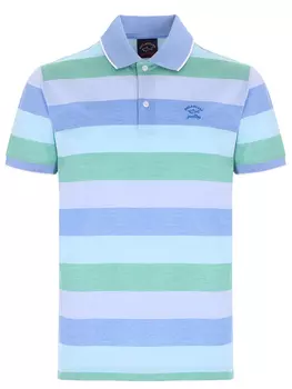 Поло хлопковое в полоску