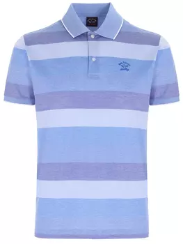 Поло хлопковое в полоску