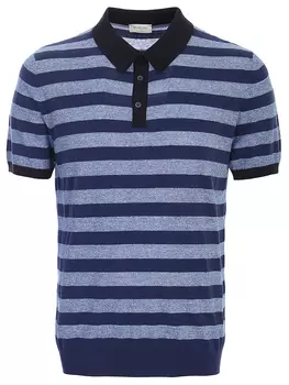 Поло хлопковое в полоску