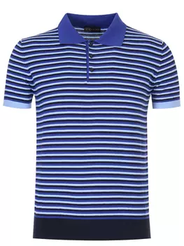 Поло хлопковое в полоску