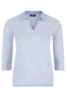 Поло хлопковое в полоску