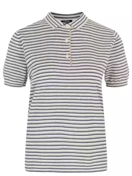 Поло хлопковое в полоску