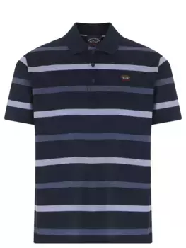 Поло хлопковое в полоску