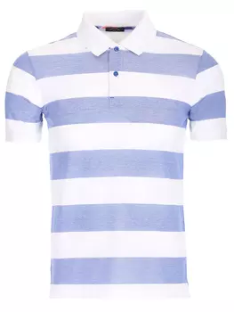 Поло хлопковое в полоску