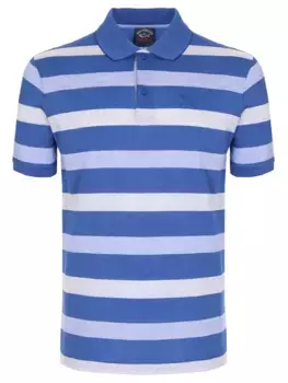 Поло хлопковое в полоску