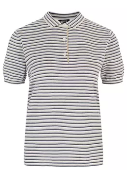 Поло хлопковое в полоску ASPESI