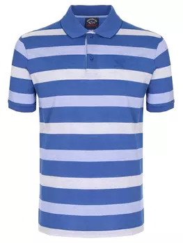 Поло хлопковое в полоску PAUL & SHARK