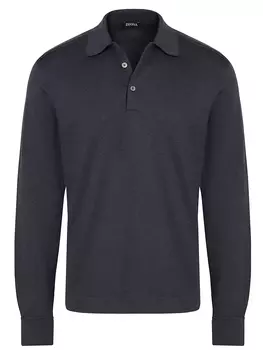 Поло хлопковое ZEGNA