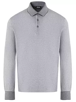 Поло хлопковое ZEGNA