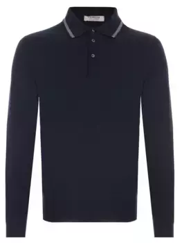 Поло из хлопка и кашемира