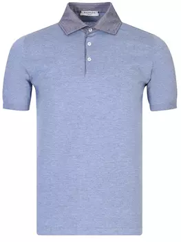 Поло из хлопка и кашемира FIORONI CASHMERE