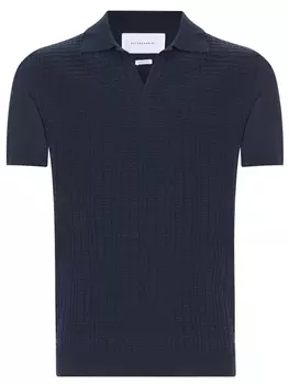 Поло из хлопка и льна