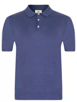 Поло из хлопка и льна