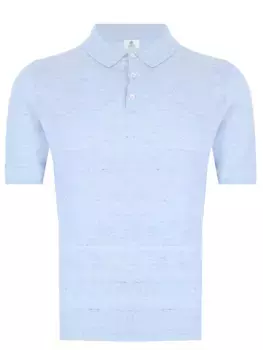 Поло из хлопка и льна