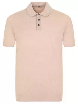 Поло из хлопка и льна