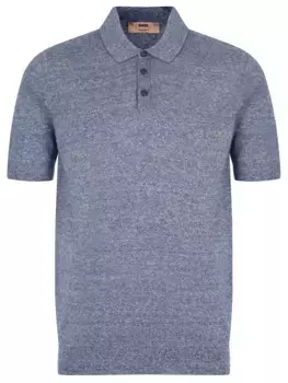 Поло из хлопка и льна