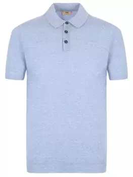 Поло из хлопка и льна