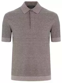 Поло из хлопка и льна