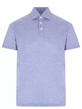 Поло из хлопка и льна