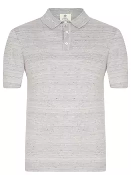 Поло из хлопка и льна LUIGI BORRELLI