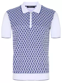 Поло из хлопка и шелка