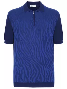 Поло из хлопка и шелка