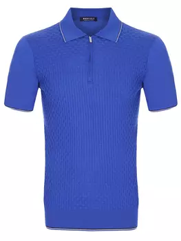 Поло из хлопка и шелка