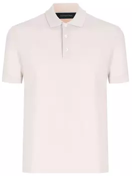 Поло из хлопка и шелка