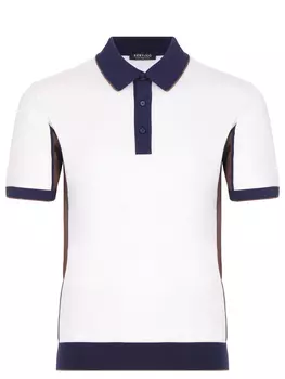 Поло из хлопка и шелка