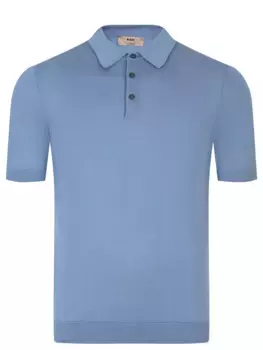 Поло из хлопка и шелка