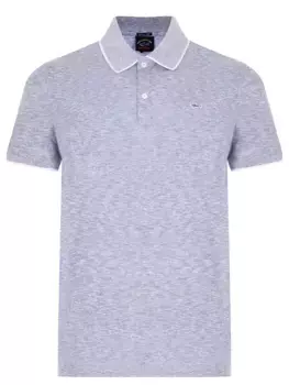 Поло из хлопка и шелка