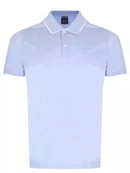 Поло из хлопка и шелка