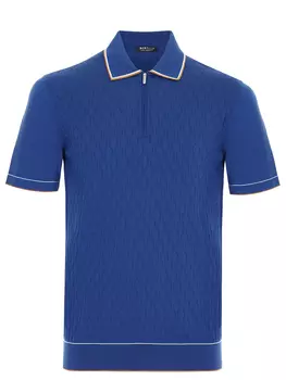 Поло из хлопка и шелка BERTOLO LUXURY MENSWEAR