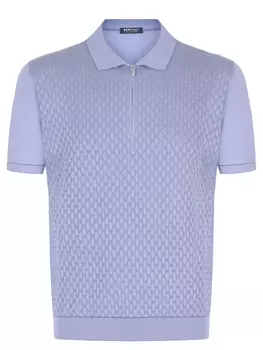 Поло из хлопка и шелка BERTOLO LUXURY MENSWEAR