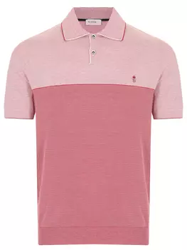 Поло из хлопка и шелка BILANCIONI