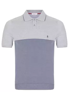 Поло из хлопка и шелка BILANCIONI