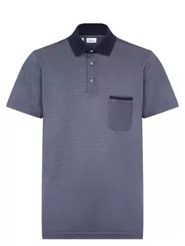 Поло из хлопка и шелка BRIONI