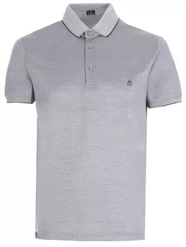 Поло из хлопка и шелка CAPOBIANCO