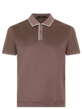 Поло из хлопка и шелка CUDGI